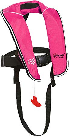 Eyson Inflatable Life Jacket Inflatable Life Vest for Child Classic Automatic (Pink)