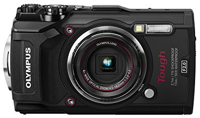 Olympus TG-5 - Cámara digital (ultraresistente, sumergible, vídeos en 4K, 4 modos de macro, WiFi integrado), Negro