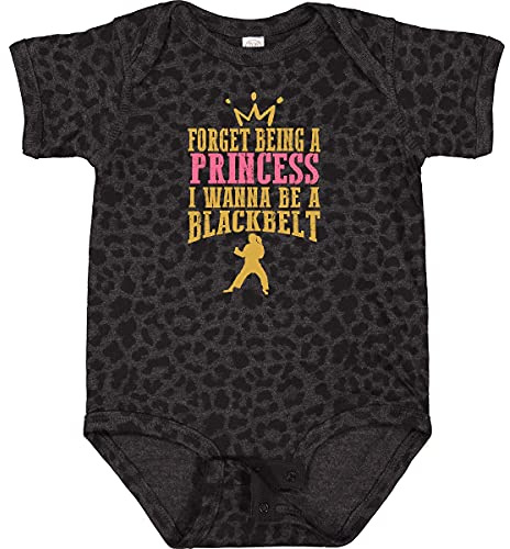 inktastic Karate Princess Girls Martial Arts Baby Bodysuit 6 Months Black Leopard 3d0c0