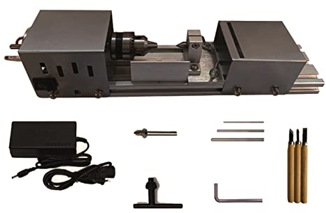 Torno de madera 100 W Mini granos máquina Torno miniatura 7000 rpm Trabajo de madera DIY Torniquete herramienta de pulido rotatorio