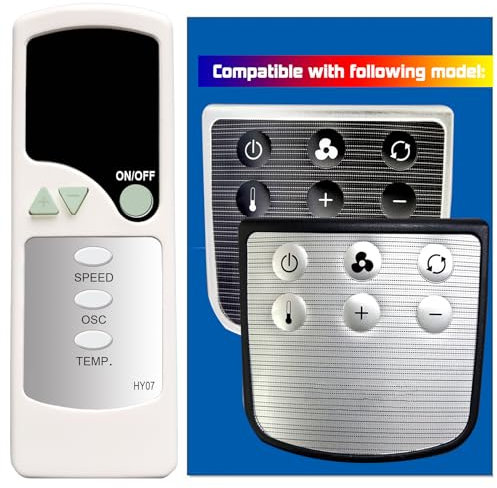 XINJISHIMIN Replacement Remote Control for Honeywell Tower Fan HY-280 Series HY-280 HY-280-TGT