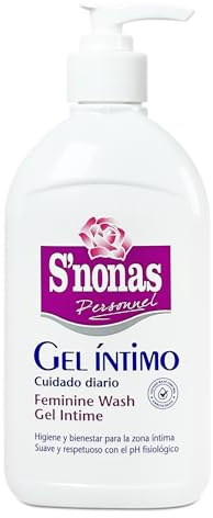 Gel Íntimo para Mujer 500 ml – Jabón Íntimo de Higiene Femenina Olores, Postparto, Menopausia, Menstruación, etc (1 Unidad)