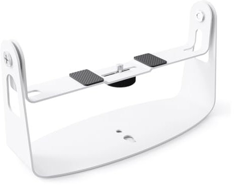 Suoumwa Support de Projecteur de Bureau Réglable avec Support Rotatif à 360 Degrés Réglable pour et Le Support de Projecteur Blanc