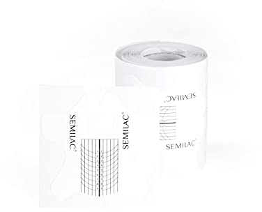 Semilac-Schablone für Nagelverlängerung 100 Stück für Gel- und Acrylnägel runde Form