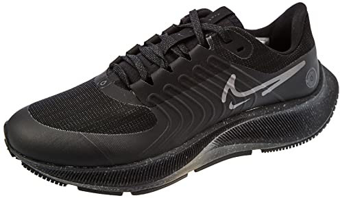 NIKE DC4074-002 W Air Zoom Pegasus 38 Shield Sneaker Female Black/mtlc dk Grey-Med Ash-Night Forest-dk Smoke Grey EU 38