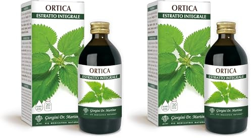 Dr. Giorgini Integratore Alimentare, Ortica Estratto Integrale Liquido Analcoolico - 200 ml (Confezione da 2)
