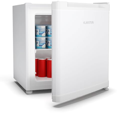 Klarstein Irene Mini congélateur 31 L, Réfrigérateur/congélateur compact - Température réglable -24°C à 10°C, Économe en énergie, Silencieux 38 dB, Design Tabletop
