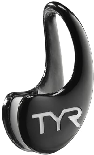 TYR Ergo Swim Nasenklammer für Erwachsene, Unisex, Schwarz, Größe M