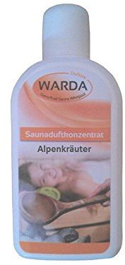 Warda 200 ml d'infusion pour sauna - Concentré de parfum pour sauna - Parfum aromatique : herbes alpines