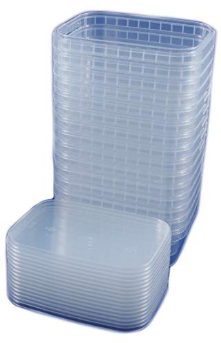 Superfos 15 Universal Kunststoff Dosen mit Deckel - Robuste 280ml Behälter - vielseitige Aufbewahrung - Industriestandard - Kunststoffbehälter - Aufbewahrungsdosen