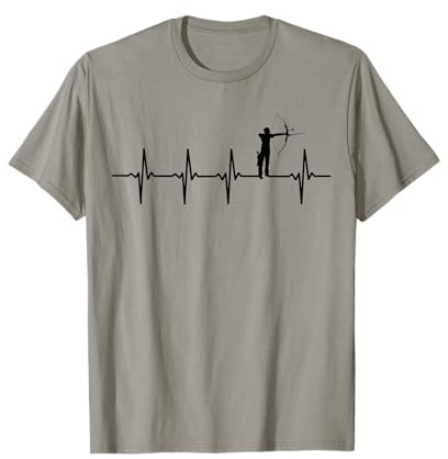 Archery Heartbeat Gift For Archers & Bow Hunting Lovers T-Shirt