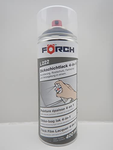Förch 4 in 1 RAL 9005 SCHWARZ DICKSCHICHTLACK LACK SPRAY SPRAYDOSE 400ML (1)