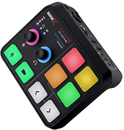 RØDE Streamer X Professional Integrated Audio Interface and 4K Video Capture Card with XLR, HDMI and TRRS Connectivity for Streaming, Gaming and Content Creation