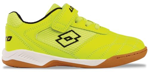 LOTTO Zapatillas Unisex para niños, FR Yellow Black, 36 EU