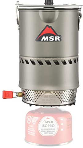 MSR Reactor Windproof Camping and Backpacking Stove System, 1.0L, 2024 Version