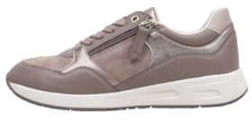 Geox Damen D BULMYA Sneaker, Beige, 36 EU
