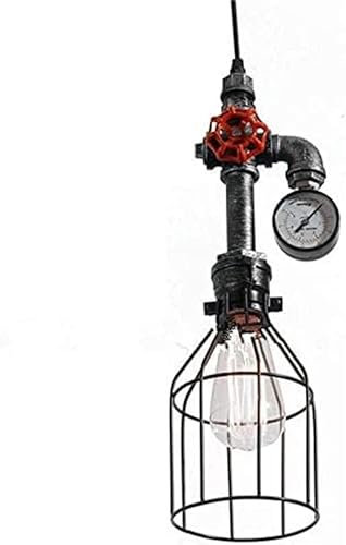 Acqua Vintage a Pendente a Ciondolo Luce Industriale a Vapore a Vapore Lampada a Sospensione e27 lampadario a Gabbia per Uccelli in Metallo Retro