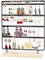 YALiya 110 Fori Espositore Orecchini, 5 Piani, Porta Orecchini con Base in Legno, 36 x 26.5 cm Porta Orecchini Organizer, Adatto Riporre, collane,Borchie e Altri Gioielli