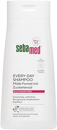 Sebamed Every-Day Shampoo 400 ml, Haarshampoo für Damen und Herren, schonende, seifenfreie Reinigung für empfindliche Kopfhaut, besonders mild durch Zuckertensidformel, für alle Haartypen geeignet