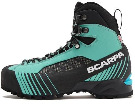 Scarpa Ribelle Lite HD, stivali da montagna da donna, impermeabili, suola Vibram Precision III, Nero verde, 37 EU