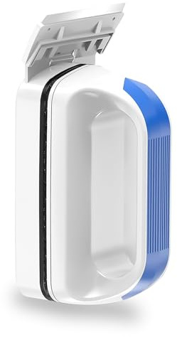 MIPIACE Cepillo Magnético para Acuarios 8.5x5.4x4.1cm con Raspador Desmontable Cepillo Magnético para Cristal de Acuario Limpiador Disco Magnético para Acuarios para Eliminar Algas