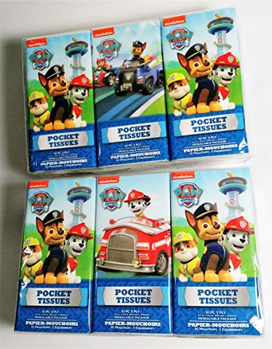 12 packs – Paw Patrol 3 plis du visage Mouchoirs en papier