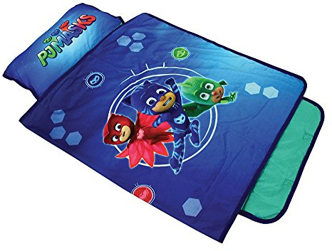 FUN HOUSE 712975 PYJAMASQUES Tapis de Sieste / Sac de couchage pour enfant L.55 x P.121 cm