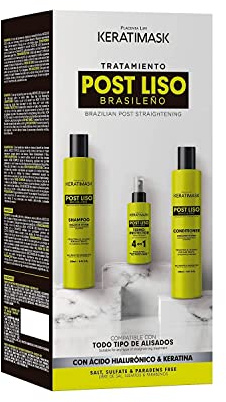 Be Natural Pack Tratamiento Post Alisado Placenta Life Lisso Keratina