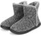 Hausschuhe Winter Pantoffeln Stiefel Hüttenschuhe Damen Wärmepantoffeln Plüsch Slipper Herren Flacheschuhe Hohe Gefüttert Wärmehausschuhe Geschlossene Hüttenstiefel Gummisohle Rutschfest Puschen