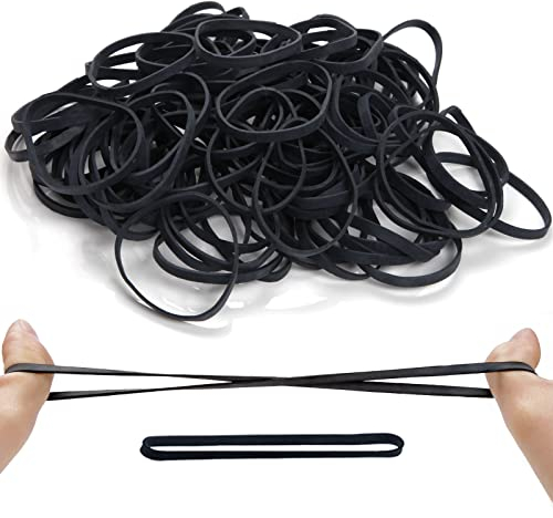 100 elastici in gomma naturale resistente per casa, scuola, ufficio, officina, 100 x 5 mm