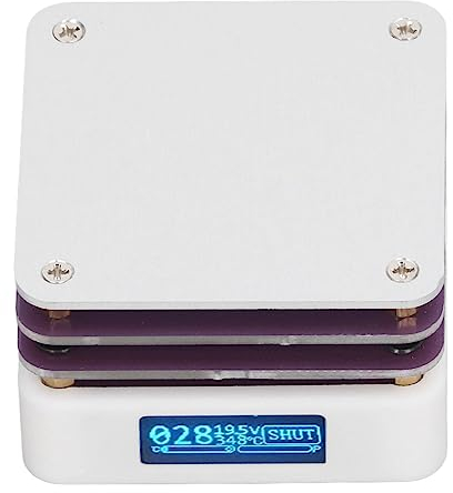 Telituny Mini Placa Calefactora para Soldadura, PD65 W 20V Soldador Placa Soldadura Calefacción Inteligente con Temperatura Constante de 350°C, Estación Soldadura Chip para Reparación Laboratorio DIY