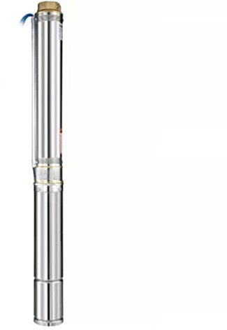 PIGENE Adjustable Small submersible pump Deep Well Pump1.5HP 110V Submersible Pump 335ft Head 24GPM Stainless Steel Borehole Water Pump Industrial Home Use