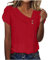 Regalos Originales para Mujer cumpleaños Camiseta Cuello Barco Camisetas De Tirantes Mujer Verano Vestido Mujer Casual Camiseta Manga Larga Roja Mujer Regalos+para+mamás+primerizas