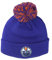 ZHATS Standard Edmonton Oilers NHL Offiziell lizenzierte Beanie Pom Icon Team-Farbe, Einheitsgröße