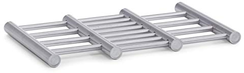 Zeller Topfuntersetzer, ausziehbar, Edelstahl / 23.5 x 20 x 2