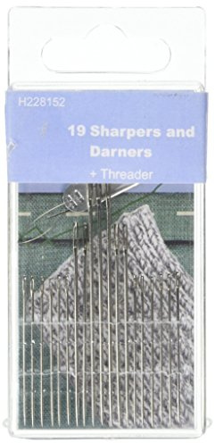 TSL 19 Sharpers and Darning Needles, 10.5 x 5 x 0.5 cm, Silver
