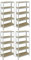 Baumarktplus Schwerlastregal 180x90x40 4-er Set Steckregal Werkstattregal Lagerregal Regal Kellerregal 175kg (4 Stück)