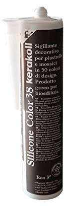 KERAKOLL SILICONE COLOR - 38 Cartuccia da 310 ml di sigillante decorativo per piastrelle e mosaici