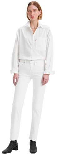 Levi's Damen 314 Shaping Straight Jeans, Soft Clean White, 27W / 32L