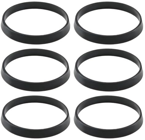 6 PCS 40mm Rubber Washers for Plumbing Sink Gasket Rubber Seals for 40mm Waste Pipe Seals for 1 1/2 Inch Drain Pipe Fittings, Basin Waste Seal Kit for Sink Odour Trap