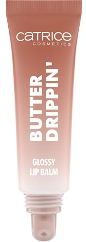 Catrice Butter Drippin' Glossy Lip Balm, Nr. 020, Nude, feuchtigkeitsspendend, pflegend, glänzend, strahlend frisch, vegan, ohne Parabene, ohne Mikroplastikpartikel, Nanopartikel frei, 1er Pack (10ml)