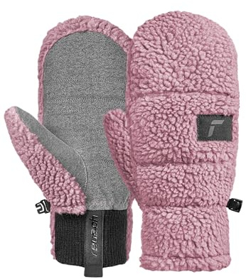 Reusch Bob Mitten Guanti unisex – Guanti Teddy per uomo e donna con SoftPlush, pile Teddy, isolamento TecFill, Pull Loop, caldi e soffici per tutti i giorni e le passeggiate invernali