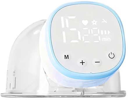 Pompa per latte a mani libere - Tiralatte elettrico per allattamento al seno del bambino - Pompa per allattamento portatile e discreta - per sostituzione del latte e tettarella per neonati e viaggi