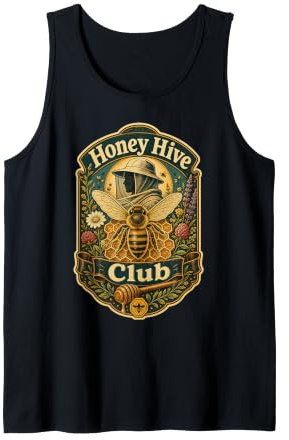 Bee Lover Honey Hive Club Beekeeper Tank Top