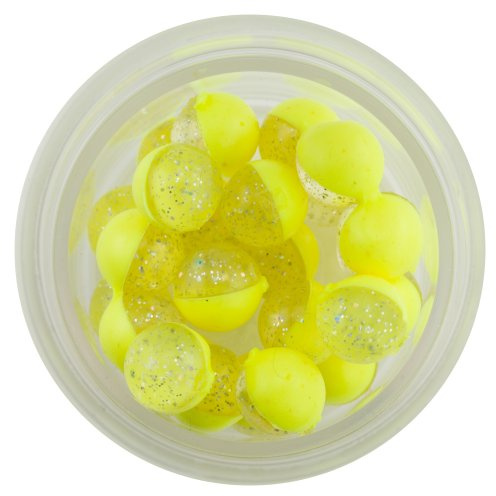 PowerBait Power Clear Eggs Floating Clear Silver-Fl. Yellow