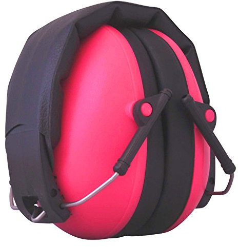 Viwanda Schalli | Kinder Kapselgehörschutz Pink, Faltbar Weichschaum Lärmschutz Kids Schule Lernen Konzentration Meditation Konzert Gehörschutz Jugendliche (+6 Jahre), SNR: 24.3dB, REACH konform