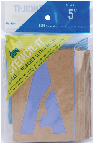 Stencil-It Reusable Lettering Set-5