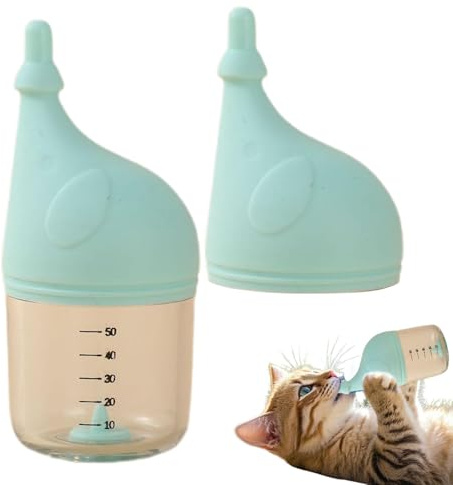 Bottiglia per latte per gattini – Bottiglia per l'alimentazione dei gatti | Bottiglia di alimentazione regolabile – Bottiglia portatile per animali domestici per gattini, bottiglia per la cura per