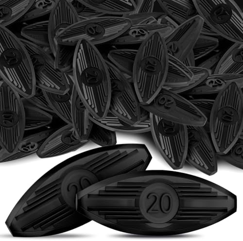 JYNTERPLAY 100 Pcs Plastic Biscuit Joiners Self Clamping Plate Joiner Tool Connectors for Woodworking Composite Deck Fixed Door and Furniture Framing Joinery Black