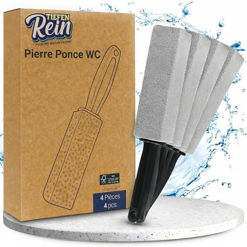 Pietra Pomice WC Professionale – Pietra Pomice contro Calcare e Macchie, Alternativa a Decalcificante, Disincrostante WC e Detergente per Pulizia Bagno Efficace